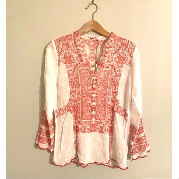 Johnny Was Whisper Tunic. NWT. Retail- $250 - Picture 5 of 6